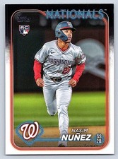 NASIM NUNEZ  NATIONALS  RC  2024 TOPPS UPDATE #US267