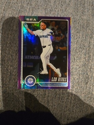 2026 Topps Series 2 #649 Leo Rivas Purple Holo Foil #/250