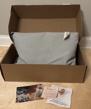 BADESOFA Luxury Bath Sauna Seat Cushion 20X16 Grey, New Open Box