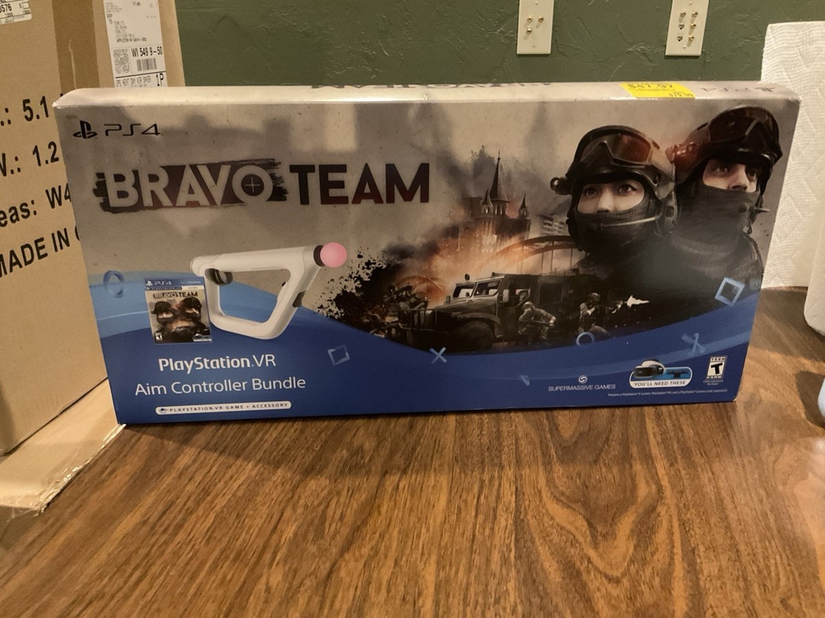 PlayStation VR -  PS4 VR Bravo Team シューティングコントローラー同梱版 3台 Bravo Team VR with Aim Controller Bundle Game PS4 NEW Playstation