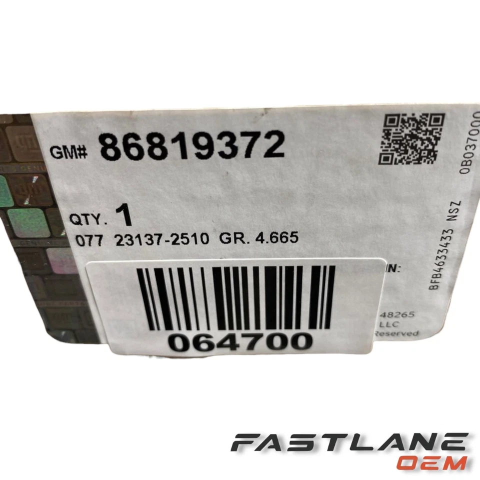 Chevrolet Corvette 2020-2024 rotor delantero derecho conducto de aire nuevo OEM 86819372 Foto 3 de 4