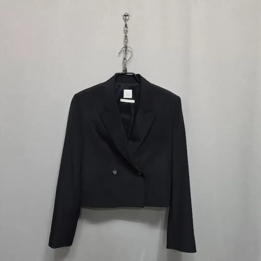 Yumer Black Cropped Double Button Jacket - image 3