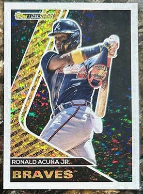 2023 Topps Update Ronald Acuna Jr. Topps Black Gold BG-5 Sharp!