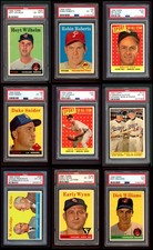 1958 Topps Baseball All-PSA Near Complete Set / Lot 6.5 - EX/MT+ 7166976
