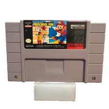 Mario's Early Years: Preschool Fun (SNES, 1994) Mindscape Educational NTSC-U/C