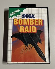 Bomber Raid Sega Master System SMS PAL complete CIB Manual Tested