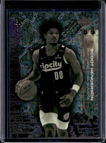 2025-26 Topps Chrome Cactus Jack Scoot Henderson Purple Mini-Diamond #/75