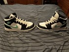 Jordan Air Jordan 1 Mid Top Black White Green 5.5Y Kids Sneakers DQ8423-103 — photo 6