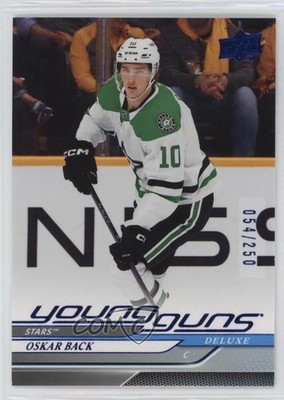 2024 Upper Deck Series 2 Young Guns Deluxe 54/250 Oskar Back #465 Rookie RC 0l0h