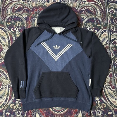 Adidas Originals White Mountaineering Blue Hoodie Sweatshirt Size Men’s  Medium
