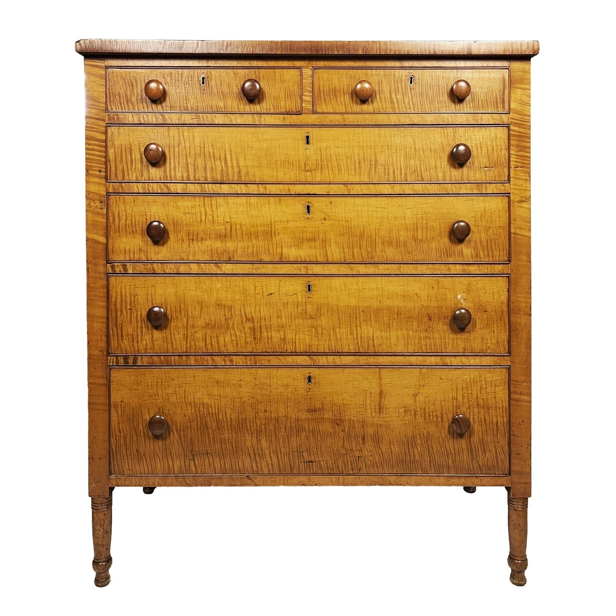 Tiger Maple Antique Dressers & Chests of Drawers for sale | eBay