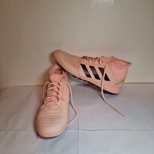 Uk 11 Adidas Predator Tango 18.3 TF Astro Soles Football Boots Trainers - Pink 