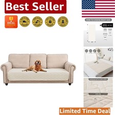 Trusted Waterproof Furniture Protector - Anti-Slip Dog Bed Cover in Cream