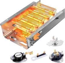 SUMNEW Upgraded 279838 Dryer Heating Element Kit, 5400W 240V, stainless steel 