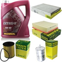 Mann Inspektionspaket 5L Mannol Extreme 5W-40 FüR Vw Passat Variant 2.3 VR5
