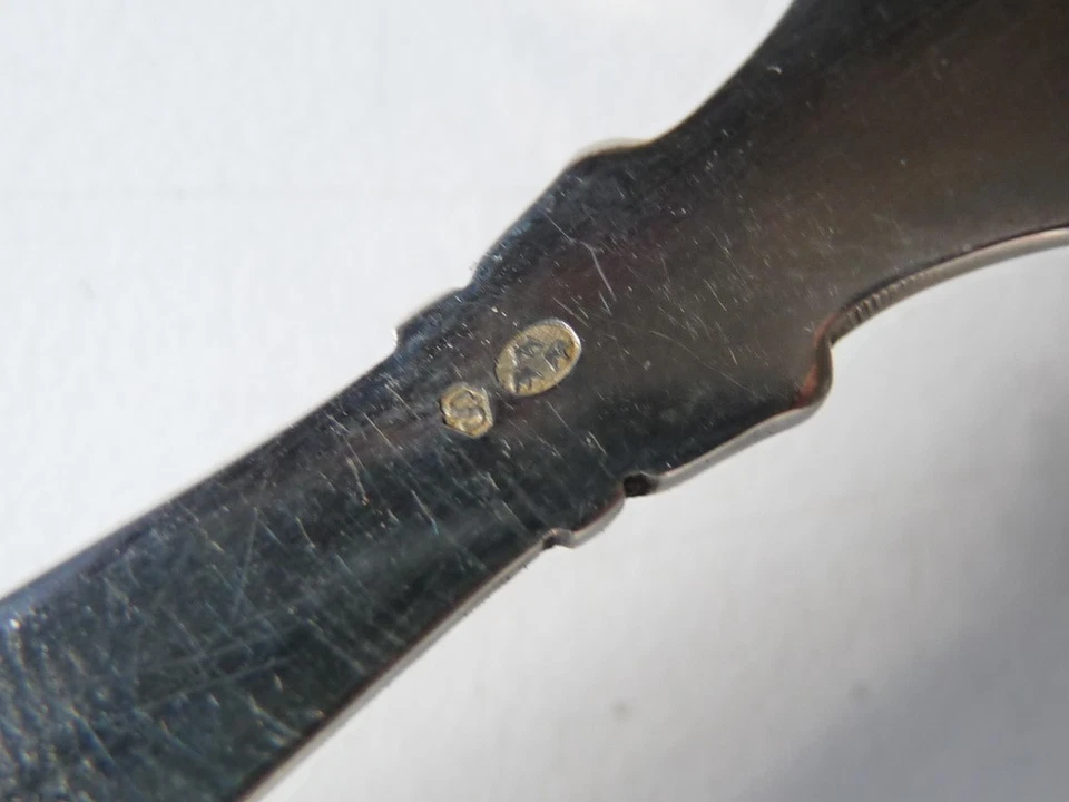 Cuchillos de mantequilla de plata diseño sueco arte de mesa (26390) - Imagen 4 de 4