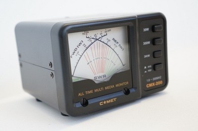 CMX-200 Comet SWR Power Meter Band 1.8 200MHz HF VHF 30/300/3KW