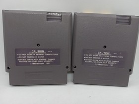 Lot Of 2 Nintendo NES Super Mario Bros Duck Hunt & Super Mario Bros 3 Authentic