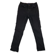 Tommy Hilfiger Youth Boys Size 16 Black Stretch Straight Denim Jeans Pants