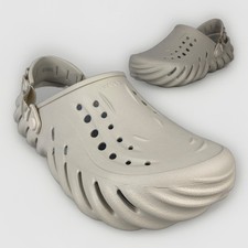 Crocs Echo Clog Men s Size 10 Women s Size 12 Tan Beige Back Strap Slip On