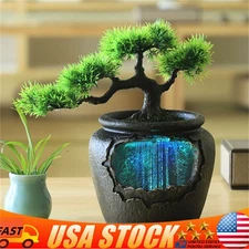 Indoor Tabletop Water Fountain Waterfall Fountain Rock Fengshui Decor Desktop