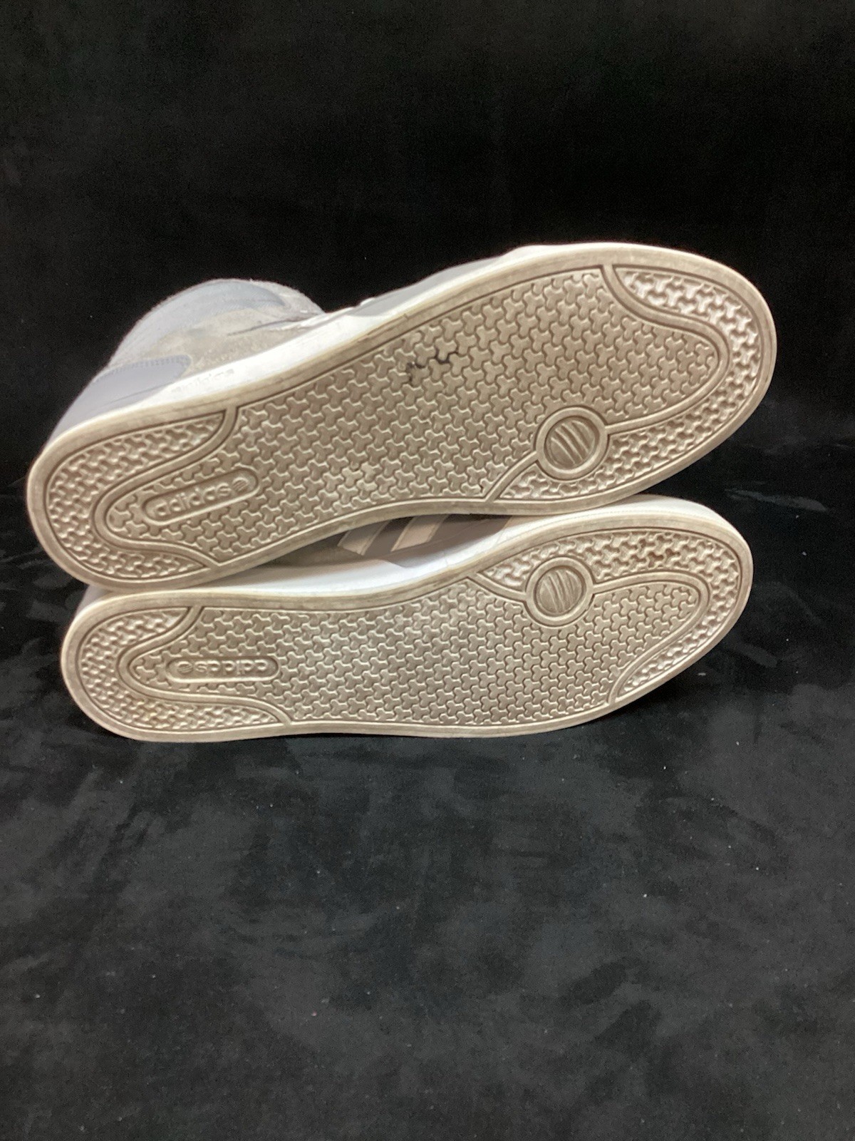 Adidas NEO Label Basketball Gray on Gray Sneakers High Tops Size 11 Style G66472 thumbnail 6