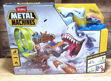 Metal Machines Shark Attack Double Loop Trackset with Mini Racing Car by ZURU