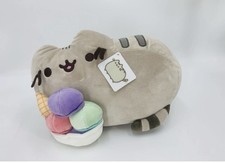 Pusheen Cat Plush Ice Cream Sundae Cone Exclusive GUND 12" X 7" NWT