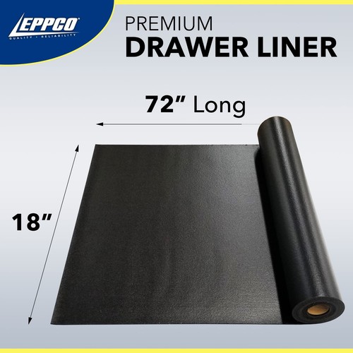 EPPCO 18x72 Inch Drawer Liner – Non-Slip, Easy-Clean Mat For Tool Boxes & Workbenches