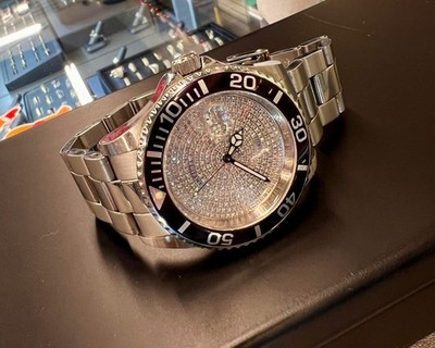 Swiss Invicta Pro Diver 43 Pave Diamond Dial
