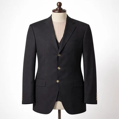 Boglioli 54R 44R Wool Blazer Made In Italy 3 Button Sport Coat