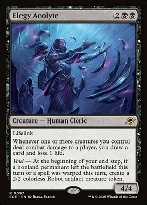 x1 Elegy Acolyte R MTG Edge of Eternities M/NM, English