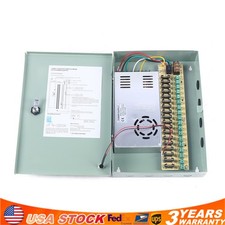 12VDC 18CH 30A Security Camera Power Supply Box Distribution for CCTV DVR System