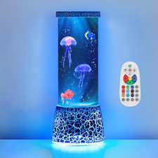 Jellyfish Lamp with Remote Control Flow Speed, 14 Color Changing, USB  Battery