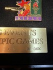 1996 Shooting Event Olympic Games Atlanta Collector's 4 Pin Set COA #275 RARE — photo 3