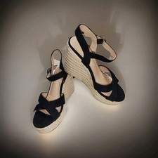 Joy In Love Espadrilles Wedge Platform Sandals Women's Size 7 Open Toe