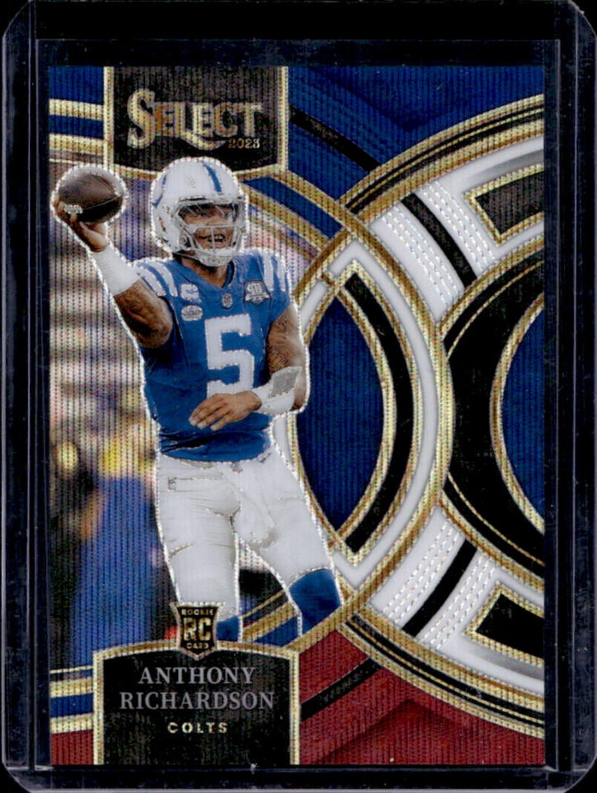 2023 Panini Select Anthony Richardson Premier Tri-Color Prizm RC #125/225 Colts