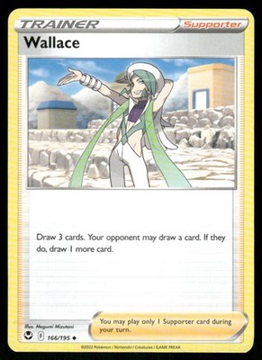 2022 Sword & Shield - Silver Tempest Wallace Uncommon #166