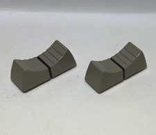 2x ORIGINAL GRAY Sliding Knob Part for Tascam M-1600  Other Mixers
