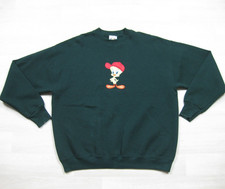 Vintage 90s Looney Tunes Tweety Bird Crewneck Sweatshirt XL Embroidered 1996