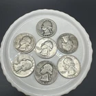 Washington Silver Quarters LOT OF 7