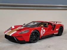 AUTOart 1:18 Ford GT Heritage Edition Alan Mann Red with Gold Stripes