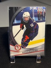 2026 Topps Chrome U.S. Winter Olympics #91 Hayley Scamurra Base Card Hockey Gold