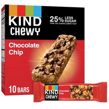 KIND Granola Chewy Bar, Chocolate Chip, 10 Count