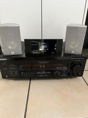 Sony STR-DE225 ( Schwarz) & Albrecht DR460C (Schwarz) & Canton CD10 (Silber)