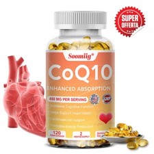Co Q10 Unterstützt Herz Kreislauf Gesundheit 120 Softgel Gehirn-Leber-Gesundheit