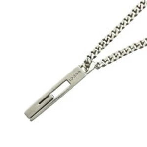Gucci Collier Argent Sterling 925 Découpe G Accessoire Bijoux Unisexe Adultes