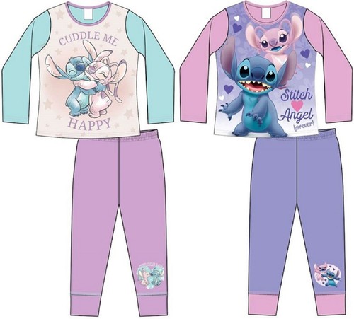 LILO & STITCH Mädchen DISNEY Schlafanzug / STITCH & ANGEL PJs Größen 5-12 Jahre - Bild 2 von 48