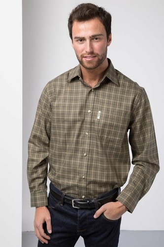 Rydale Check Shirts Country Outdoor Work Long Sleeved Cotton Shirts 35 Colours - Picture 7 of 33