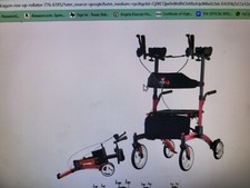 upright rollator walker with seat Nova